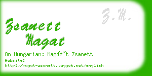 zsanett magat business card